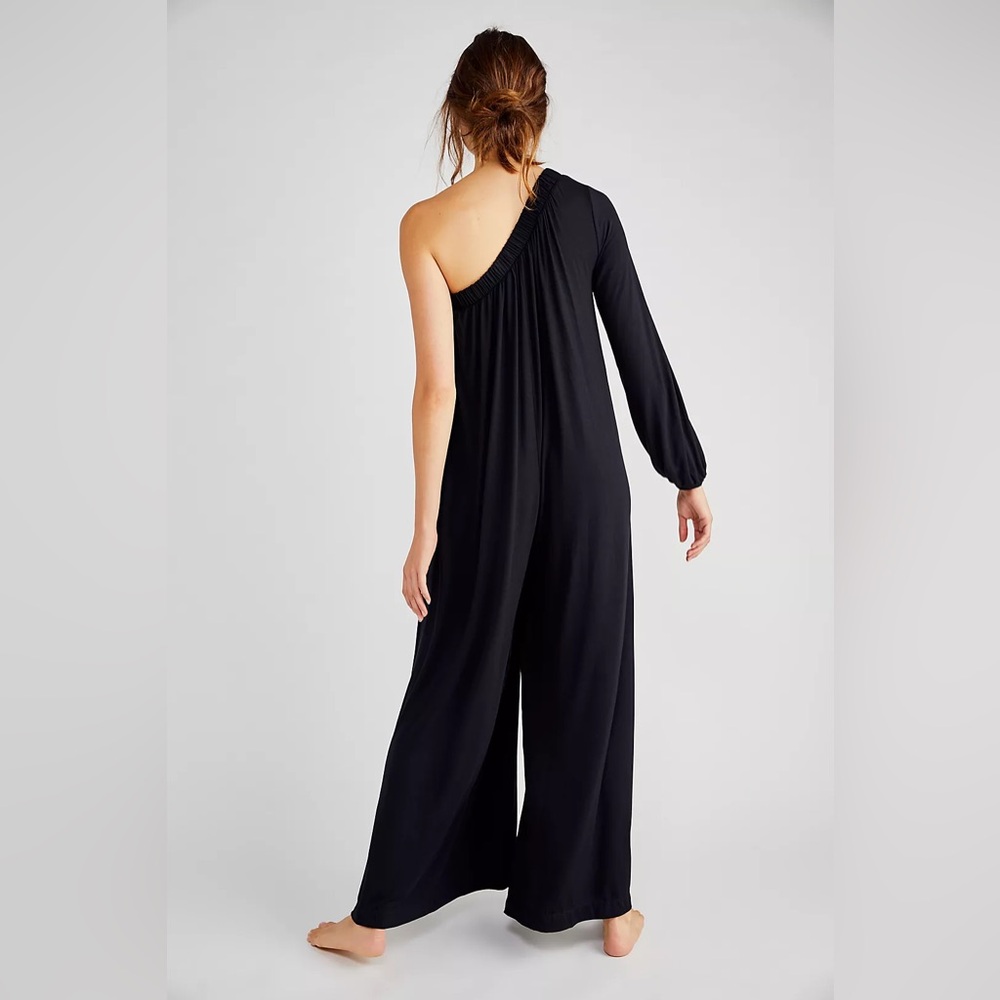 FREE PEOPLE BEACH Sunday Stroll Black Jumper - Picture 3 of 6